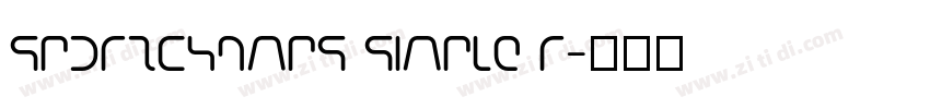 sportchamps simple r字体转换